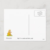 artiest bunny briefkaart (Achterkant)