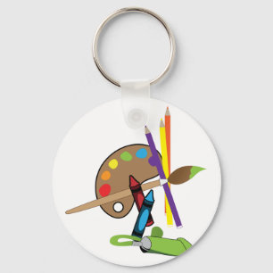 Artiest Color Pallet Sleutelhanger