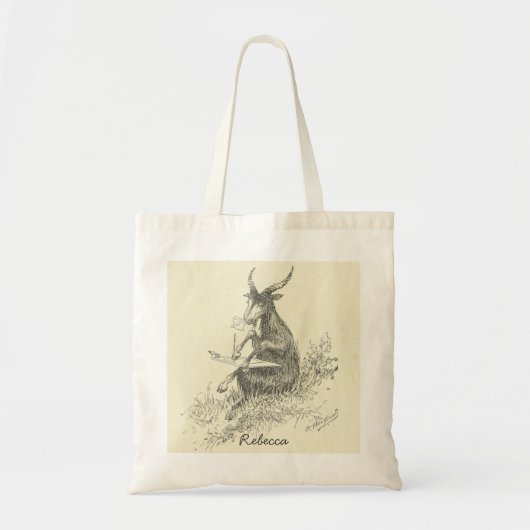 Artiest Goat Tote Bag (Voorkant)