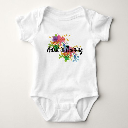 Artiest in de Baby Opleiding Romper (Voorkant)