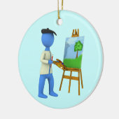 Artiest Keramisch Ornament (Links)