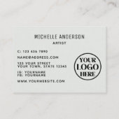 Artiest Logo kleurrijk Visitekaartje (Achterkant)