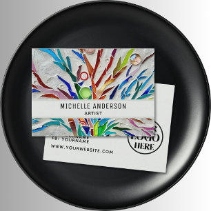 Artiest Logo kleurrijk Visitekaartje