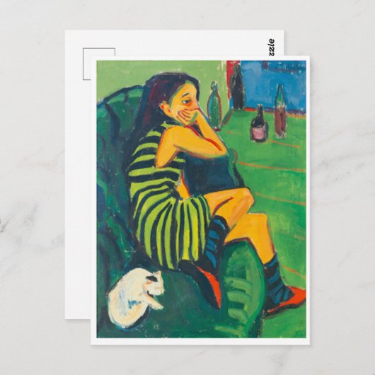 Artiest Marcella, Kirchner, Fine Art Briefkaart (Voorkant / Achterkant)