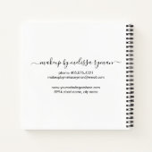 Artiest notebook Makeup Notitieboek (Achterkant)