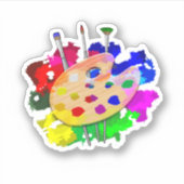 Artiest Palette Artist Sticker (Voorkant)