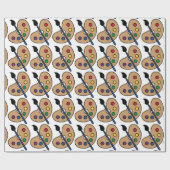 Artiest Palette Cadeaupapier (Vlak)