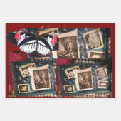 Artiest Rap Wrapping Paper Flat Sheet Set van 3 (Voorkant)