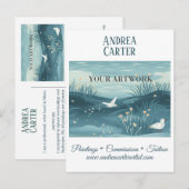 Artiest Schilder Promotie Briefkaart (Voorkant / Achterkant)