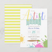 Artiest | Schilderij partij Kaart (Voorkant / Achterkant)