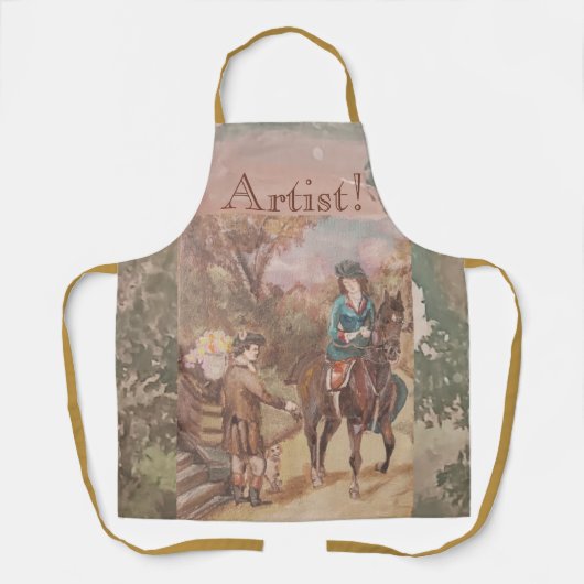 Artiest! Schort (Voorkant)