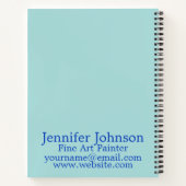 Artiest Sketchbook Notitieboek (Achterkant)