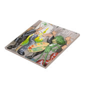 Artiest Tegeltje (Zijkant)