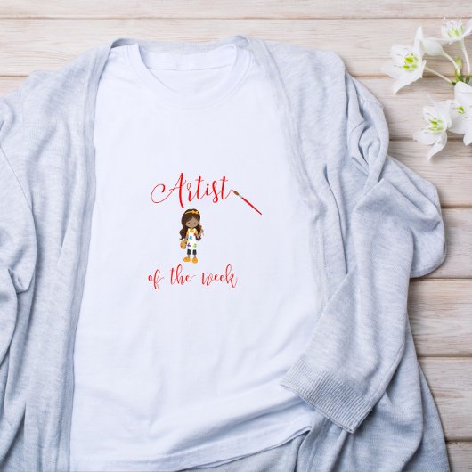 Artiest van de week met Paintborstel T-shirt