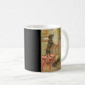 artiesten Dachshund Doxie mok (Voorkant rechts)