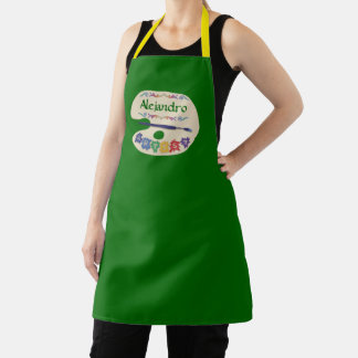 Artiesten palet schilderen mock Apron Schort