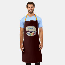 Artiesten palet schilderen mock Apron
