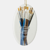 Artiesten penselen keramisch ornament (Rechts)