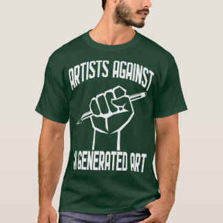 Artiesten tegen AI Generated Art T-shirt