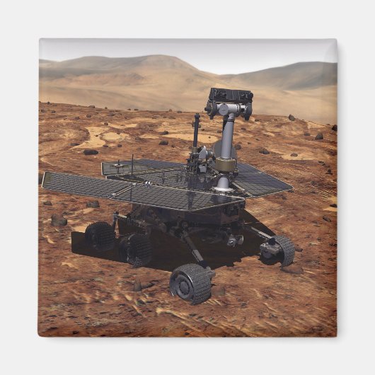 Artiesten weergave van Mars Rover 2 Magneet (Voorkant)