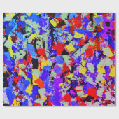 Artiestenkleur Abstract Cadeaupapier (Vlak)