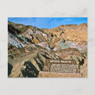 Artiestenpalet Briefkaart