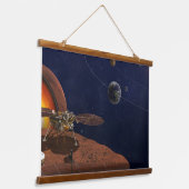 Artiest's Rendition of the Insight Lander. Hangend Wandkleed (Gebogen)