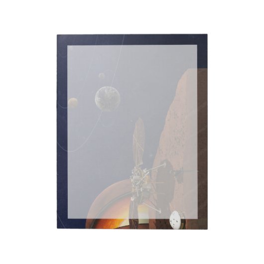 Artiest's Rendition of the Insight Lander. Notitieblok (Gedraaid)