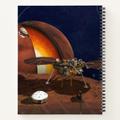 Artiest's Rendition of the Insight Lander. Notitieboek (Achterkant)