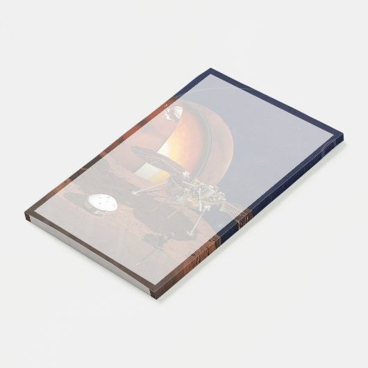 Artiest's Rendition of the Insight Lander. Post-it® Notes (Schuin)