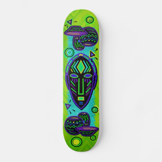 Artifact African Pop Art Skateboard (Voorkant)