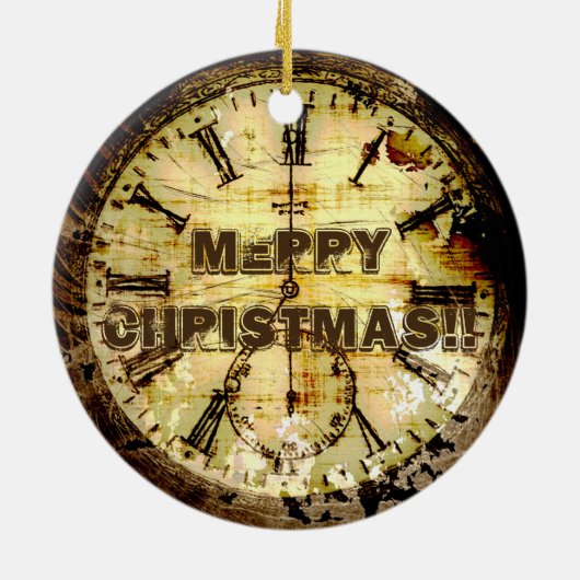 Artifact of Time - Pocket Watch Keramisch Ornament (Achterkant)