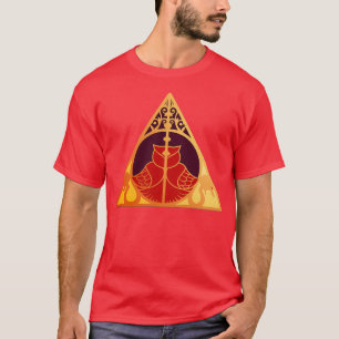 Artifact owl en snake golden red t-shirt