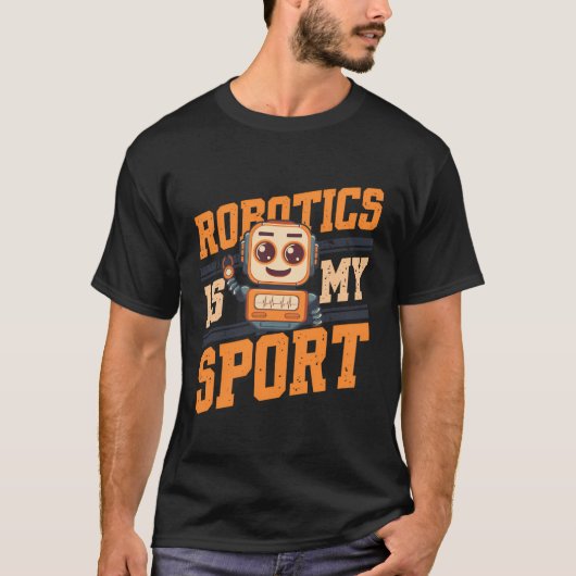 Artificial Intelligence Automation Technology Robo T-shirt (Voorkant)