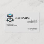 Artificial Intelligence Chatbot Company Visitekaartje (Voorkant)