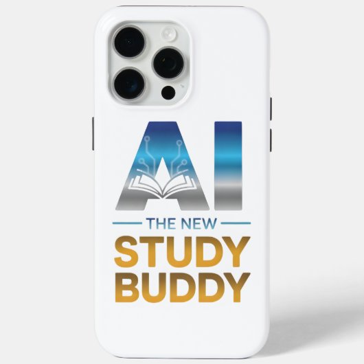 Artificial Intelligence Study Buddy Design Case-Mate iPhone Case (Achterkant)