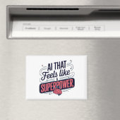 Artificial Intelligence Superpower Graphic Magneet (Insitu (Vaatwasser))