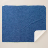 Artificial soft blue leather. Faux leather texture Sherpa Deken (Voorkant (horizontaal))