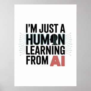 Artificiële Intelligentie Human Learning AI Poster