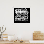Artikel 19 Citaat (B&W) Poster (Keuken)