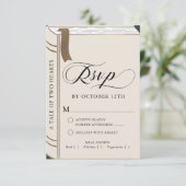 artikel - feiale tapewisselaar - gouden bruiloft RSVP kaartje (Staand voorkant)
