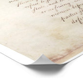 Artikelen van de Confederatie van de Verenigde Sta Poster (Hoek)