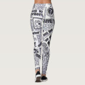 Artikelen voor kranten gedrukte leggings (Achterkant)