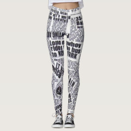 Artikelen voor kranten gedrukte leggings