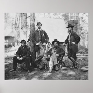 Artillerie Brigade, 3e divisie bij Brandy Station Poster