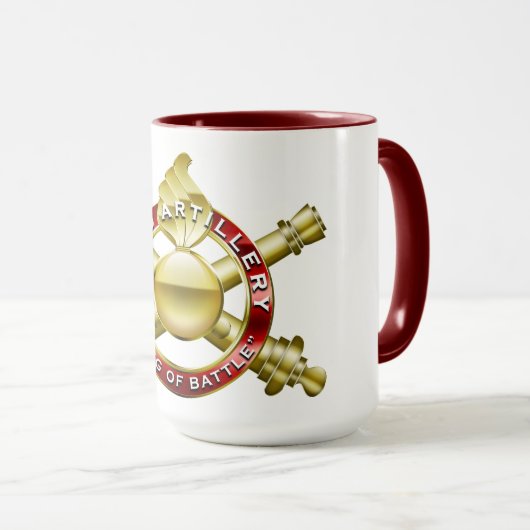 Artillerie de terrain Café Mug (Devant droit)
