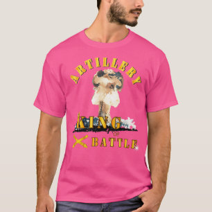 Artillerie Koning van de slag bij Atomic Blast T-shirt