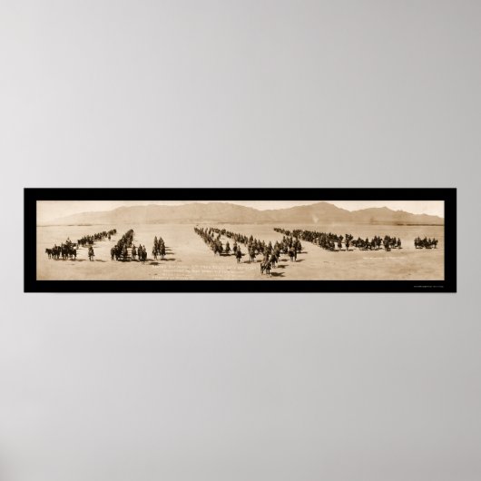 Artillery El Paso TX Huge Foto 1916 Poster (Voorkant)