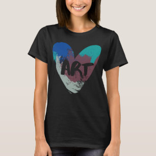 Artis leraar voor kleurrijk hart 6 t-shirt