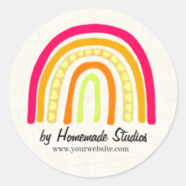 Artisan Boho Rainbow Ronde Sticker